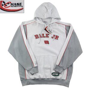 Dale Earnhardt Jr. Hoodie Fleece NASCAR Sweatshirt Chase Authentics Men's XL NWT